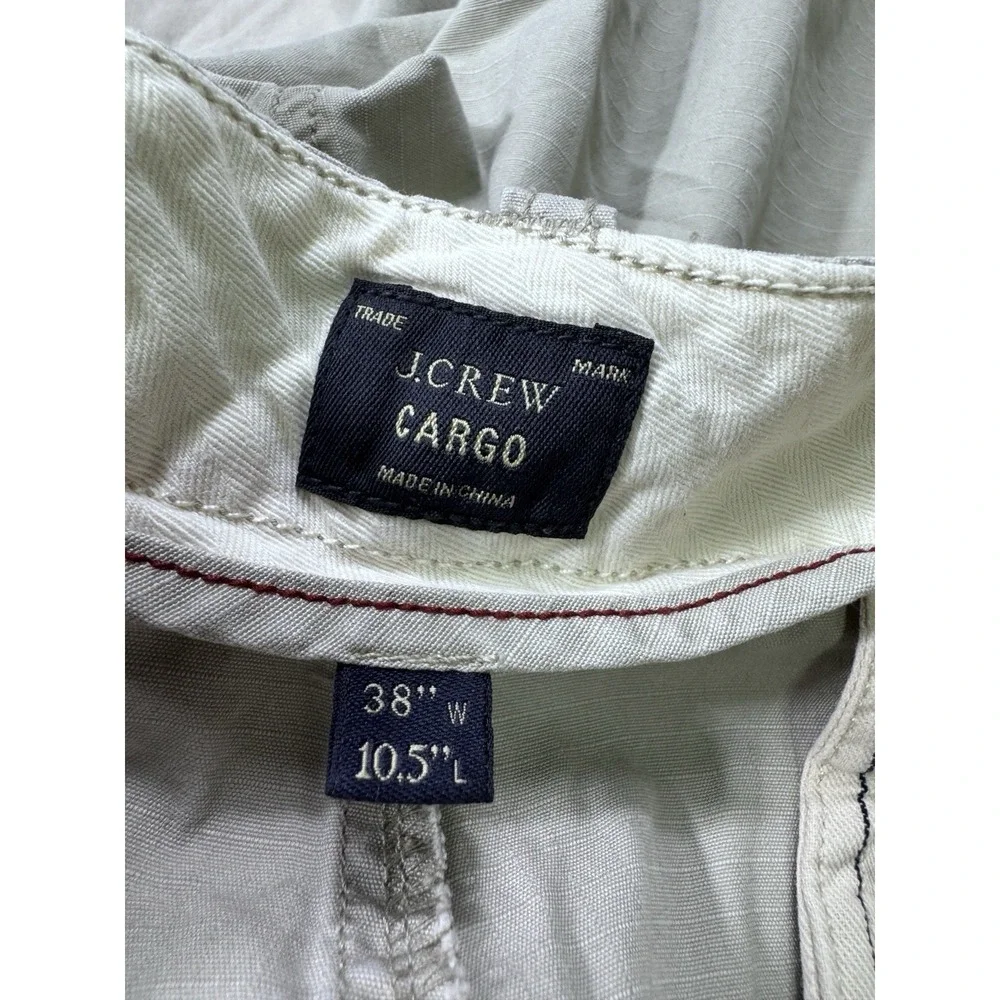 J Crew Ripstop Cargo Shorts Men's 38x10.5 Canvas Utility Work Construction